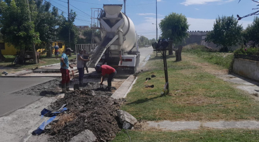 Continúan los trabajos de mejoras en Casco Urbano