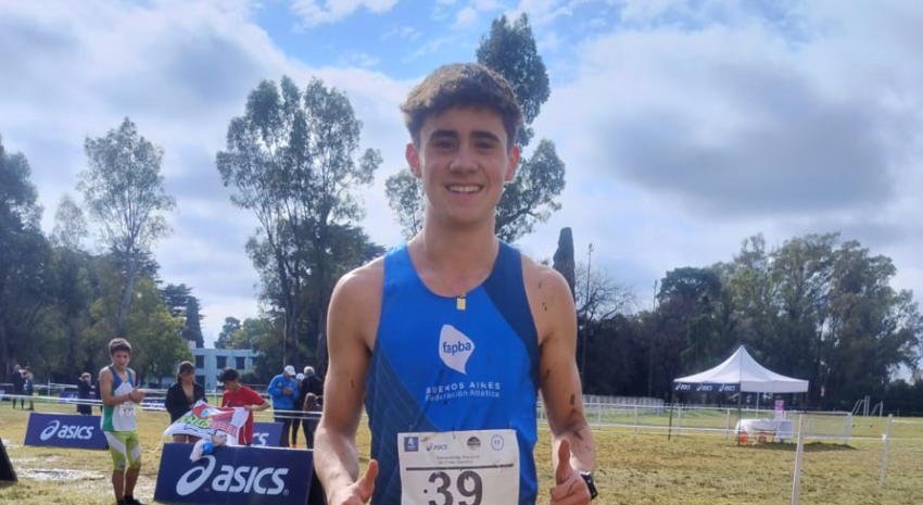 El atleta Wenceslao Martínez participó del  Campeonato Nacional de