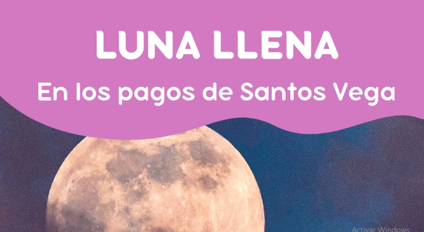 Esta noche se realizará la actividad “Luna Llena en los Pagos de Sa