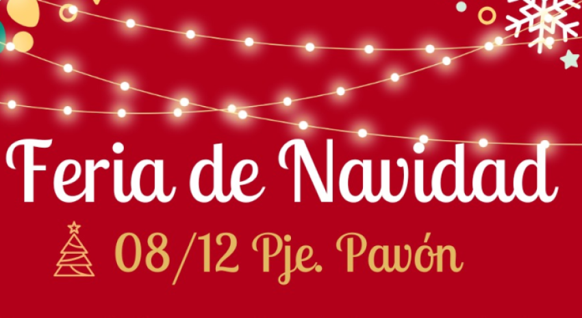 El próximo domingo habrá “Feria de Navidad” en Paraje Pavón