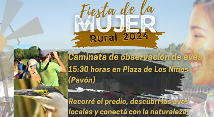 Este domingo habrá “Avistaje de naturaleza” durante la Fiesta de 