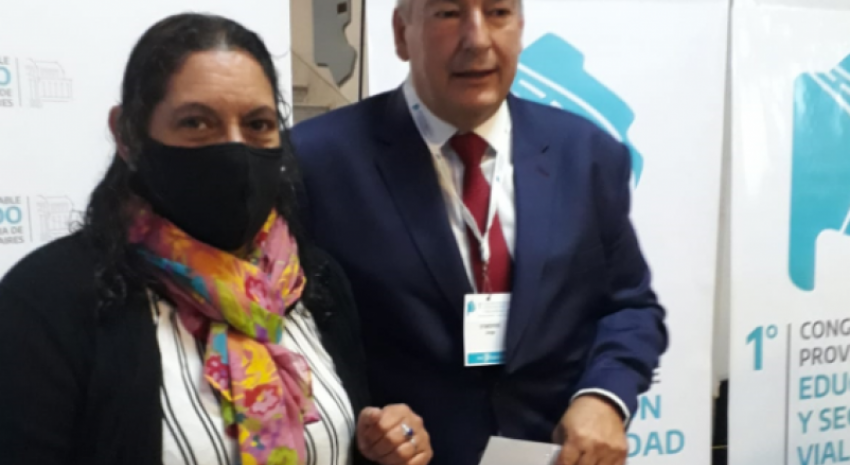 Lavalle estuvo presente en el Congreso Provincial de Educación y Segu